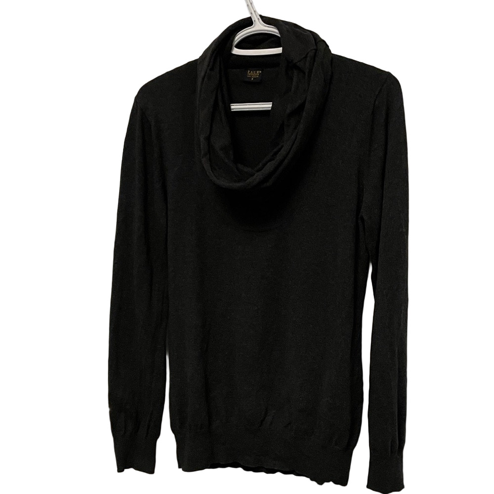 Pauw Amsterdam Grey Charcoal Cowl Neck Sweater Size Large